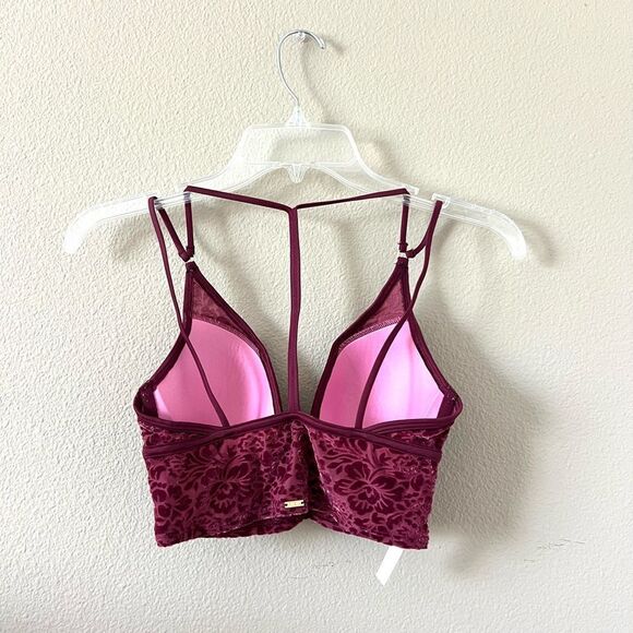 Victoria’s Secret PINK Floral Velvet Bralette - Picture 5 of 7